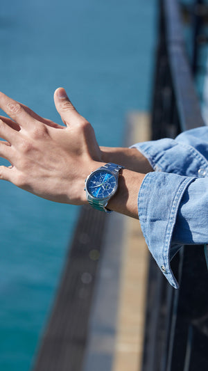 POEDAGAR Men Watch Stainless Steel Top Quailty Luxury Push Button Hidden  Clasp Waterproof Luminous Date Week Sport Wrist Watches - AliExpress
