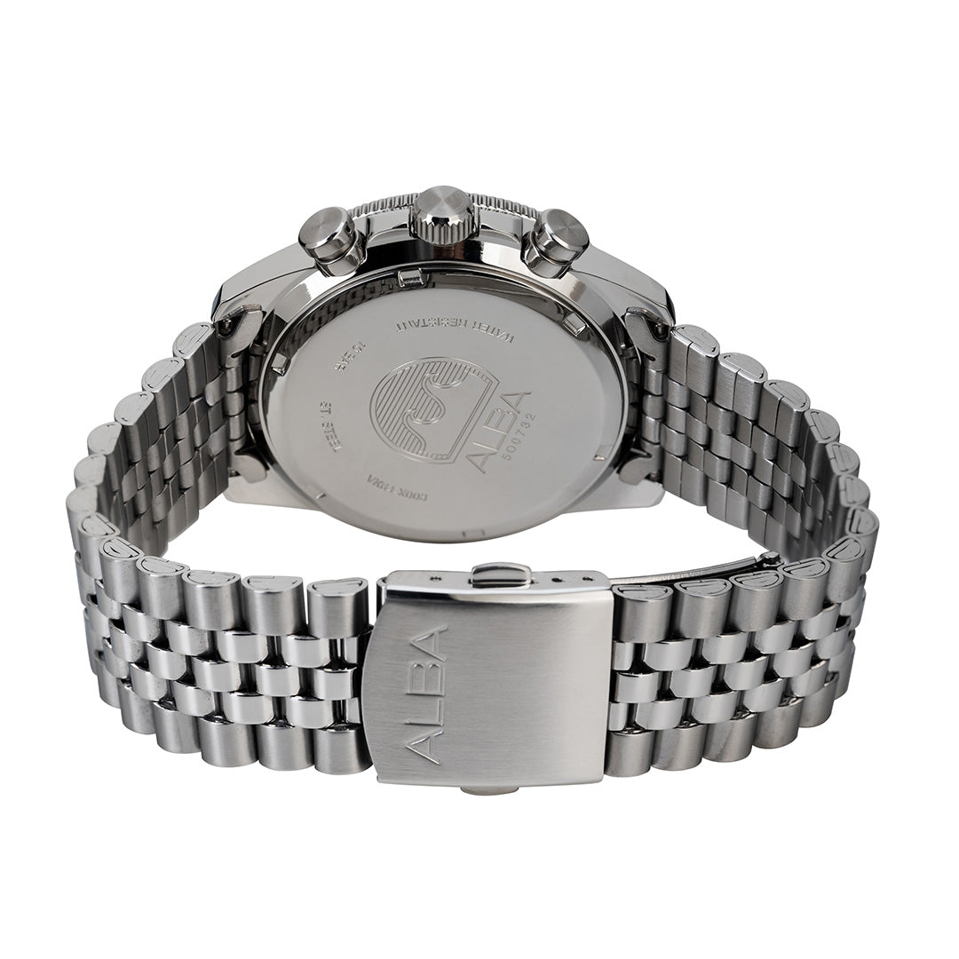 AX7025X1 Black Panda Sport Chronograph Watch – ALBA WATCHES INDIA