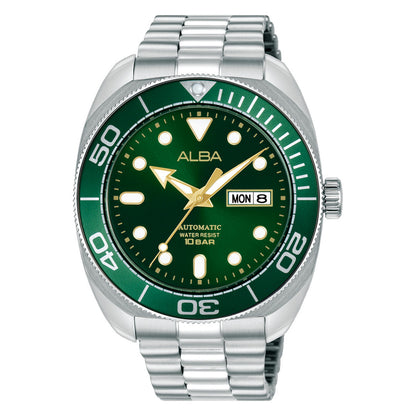 AL4817X1 Green Dial Automatic Men's Sports Watch