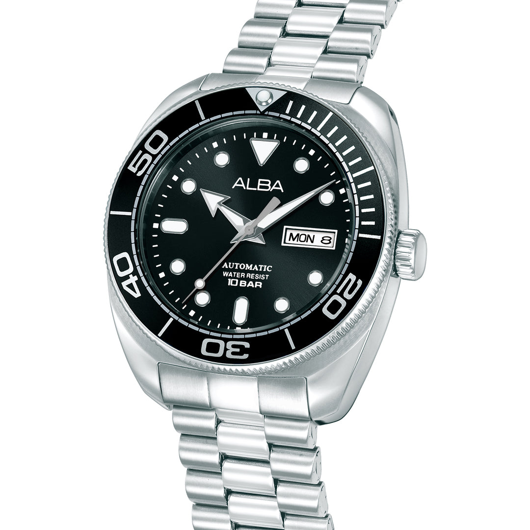 AL4825X1 Black Dial Automatic Men's Sports Watch – ALBA WATCHES INDIA