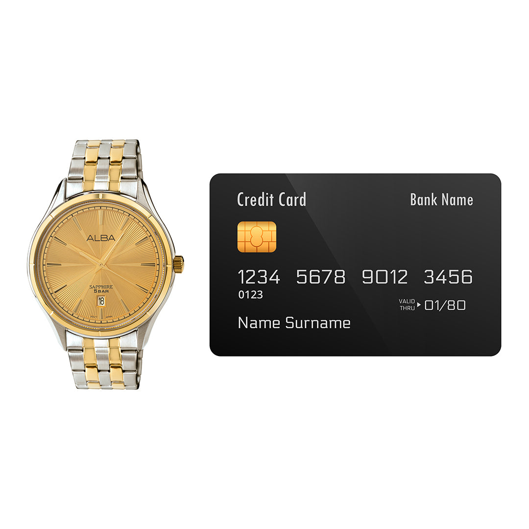 Popy Dial AS9T64X1 Golden Poppy Patterned Dial Quartz Watch – ALBA WATCHES INDIA