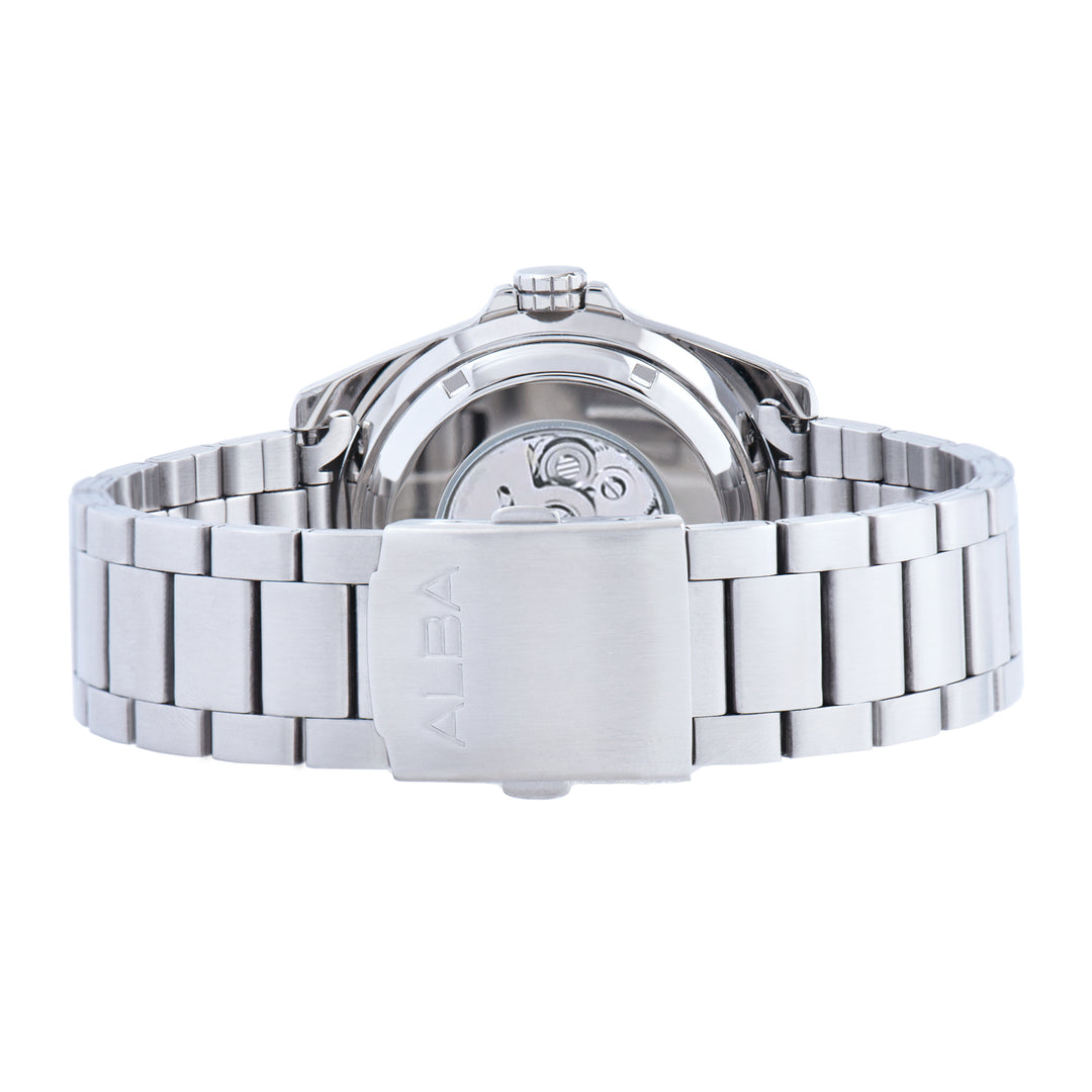 バルボアページ AU4073X1 Dual-Tone Bezel With Black Dial Automatic Watch – ALBA