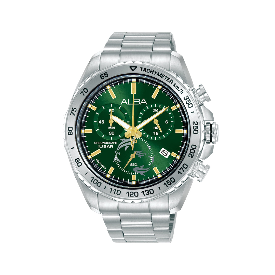AX7013X1 Emerald Green Dial Chronograph Watch – ALBA WATCHES INDIA