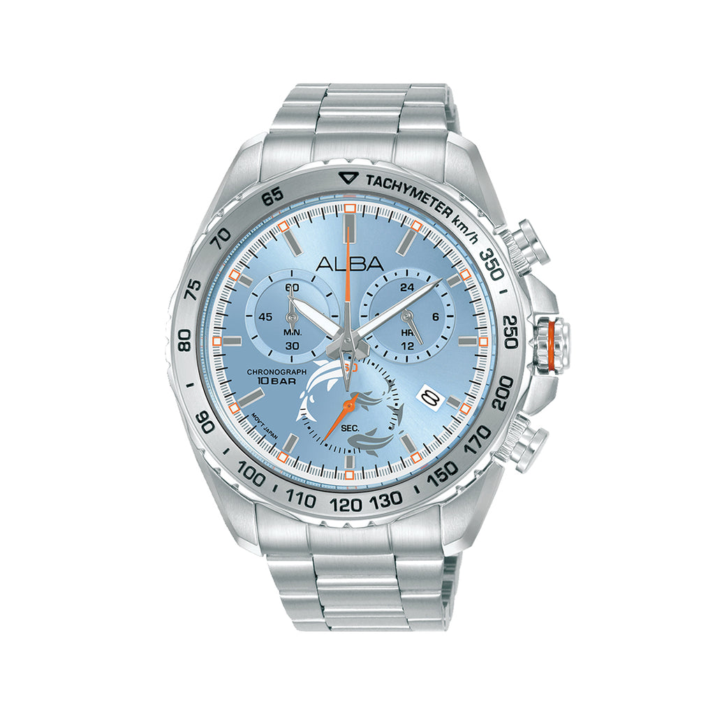 AX7019X1 Light Blue Dial Chronograph Watch – ALBA WATCHES INDIA