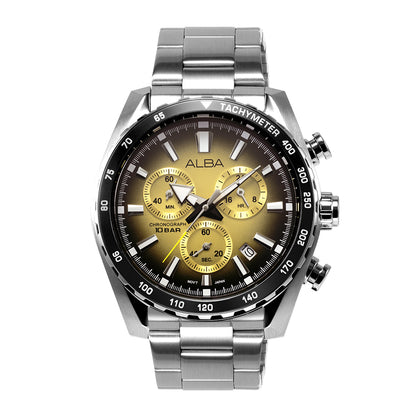 AX7005X1 Metallic Gold Chronograph Watch