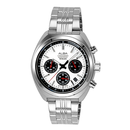AT3K11X1 Seashell White Dial Chronograph Watch