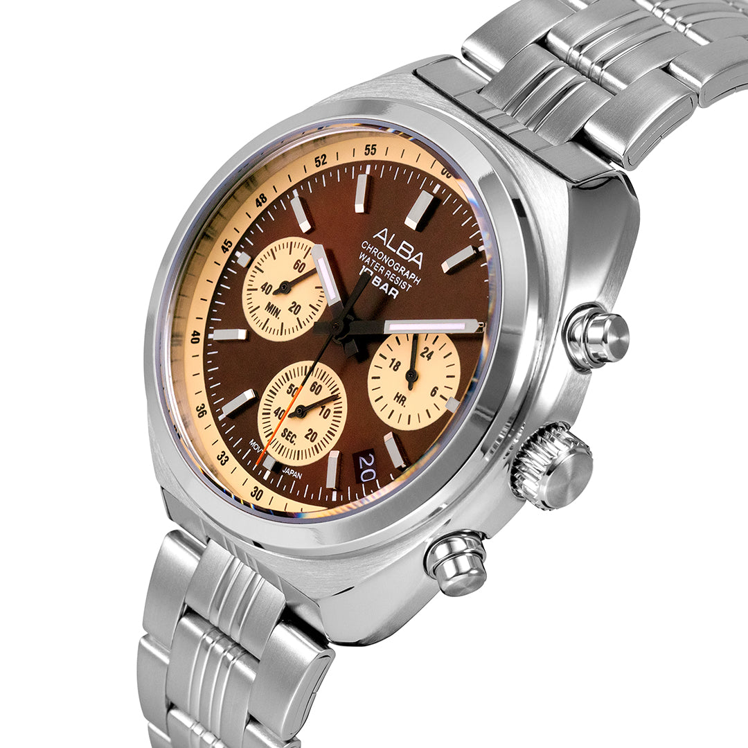 AT3K07X1 Claret Dial Chronorgraph Watch – ALBA WATCHES INDIA