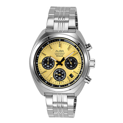 AT3K01X1 Gold Dial Chronograph Watch