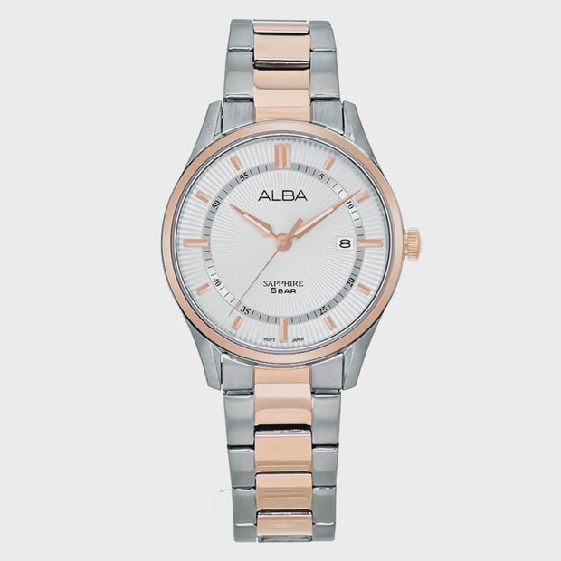 AS9R14X1 Asterix White Dial Watch ALBA WATCHES INDIA